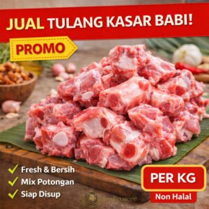 tulang kasar babi produk