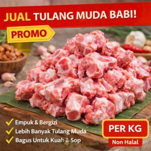 tulang muda babi produk