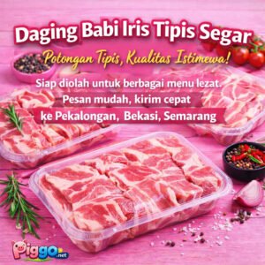 jual daging babi slice