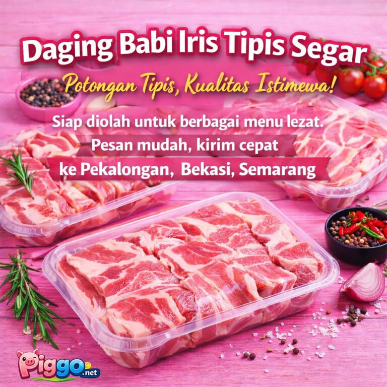 jual daging babi slice