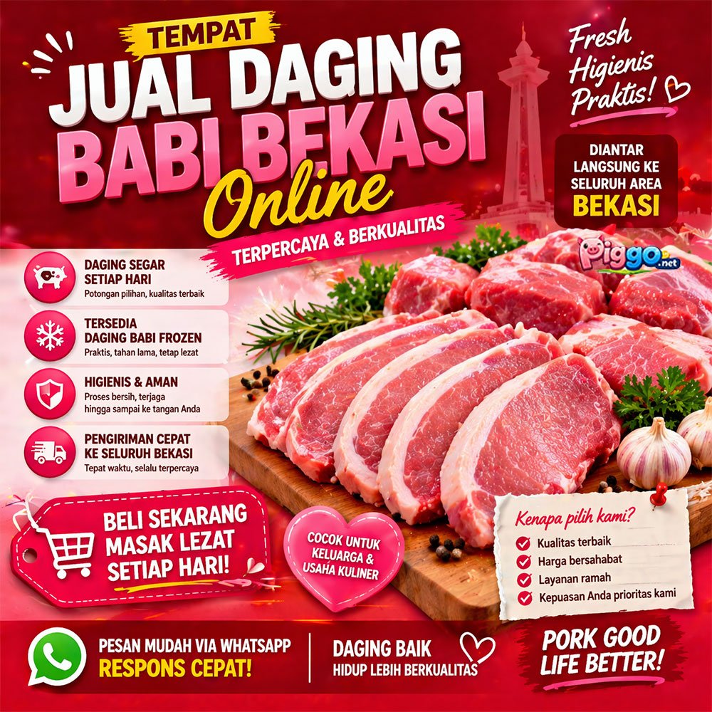 jual daging babi bekasi