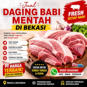 jual daging babi mentah di bekasi