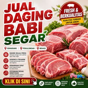 jual daging babi segar