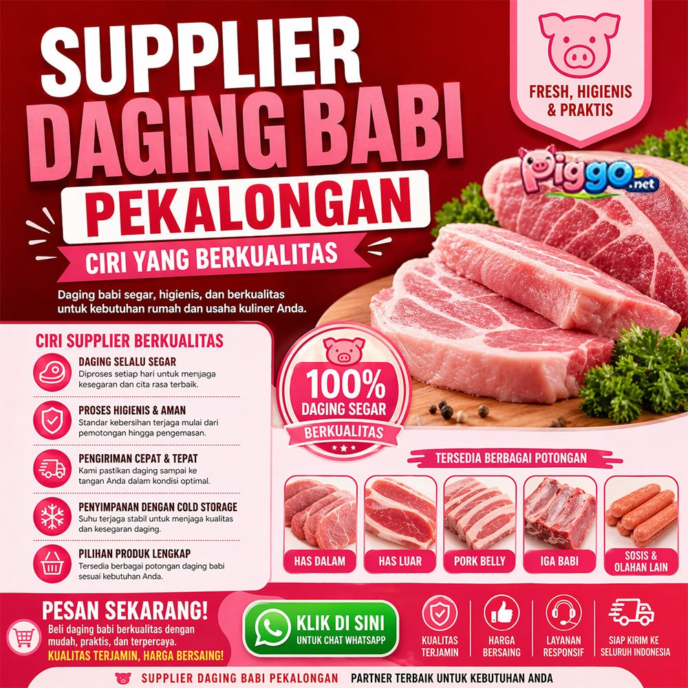 supplier daging babi pekalongan